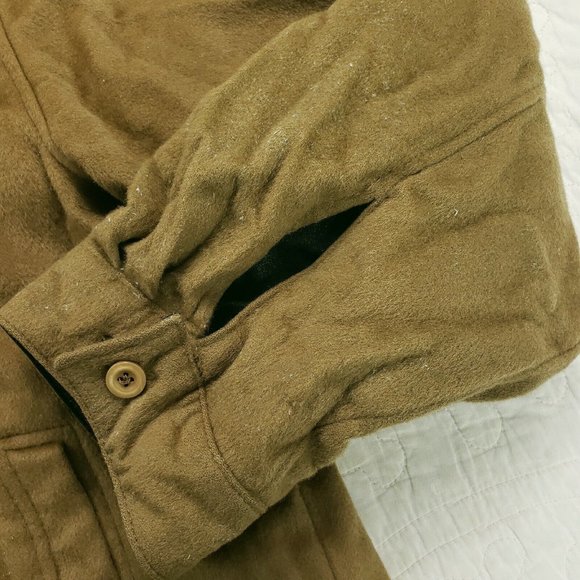 Missani Le Collezioni Reversible Leather Jacket Cashmere Wool Blend Mens 2XL - Picture 13 of 15